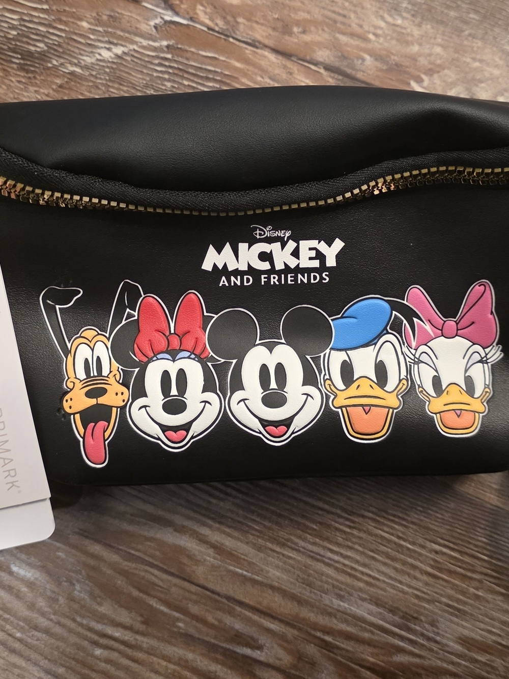 Primark Disney Mickey and Friends Black Fanny Pack